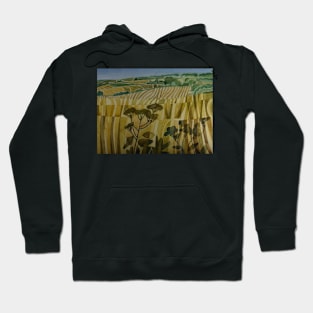 Abstract Yellow Landscape Hastings England Hoodie